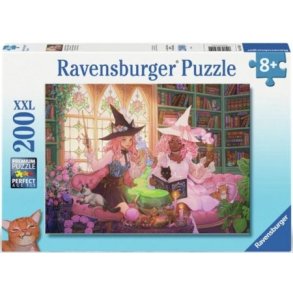 Ravensburger puslespil - 200 brikker med Magisk bibliotek