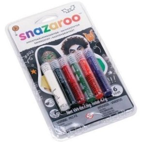 SNAZAROO Sminkefarve stifter 6stk. Halloween farver
