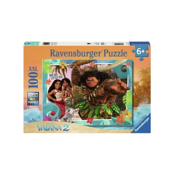 Ravensburger puslespil - 100 brikker med Disney Vaiana 2