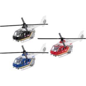 Helikopter med lyd 19cm metal
