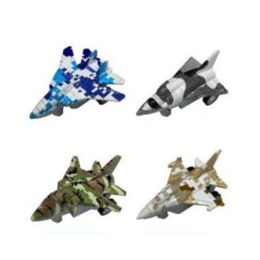 Mini metal fly m/pull back, 4 ass