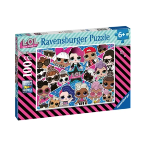 Ravensburger puslespil - 100 brikker med L.O.L.