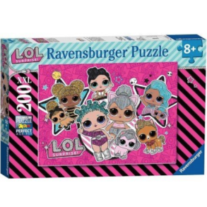 Ravensburger puslespil, 200 brikker med L.O.L