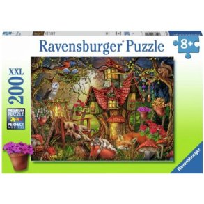 Ravensburger puslespil - 200 brikker med Lille hytte