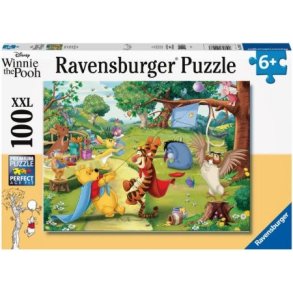 Ravensburger puslespil - 100 brikker med Peter Plys