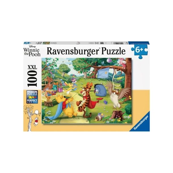 Ravensburger puslespil - 100 brikker med Peter Plys