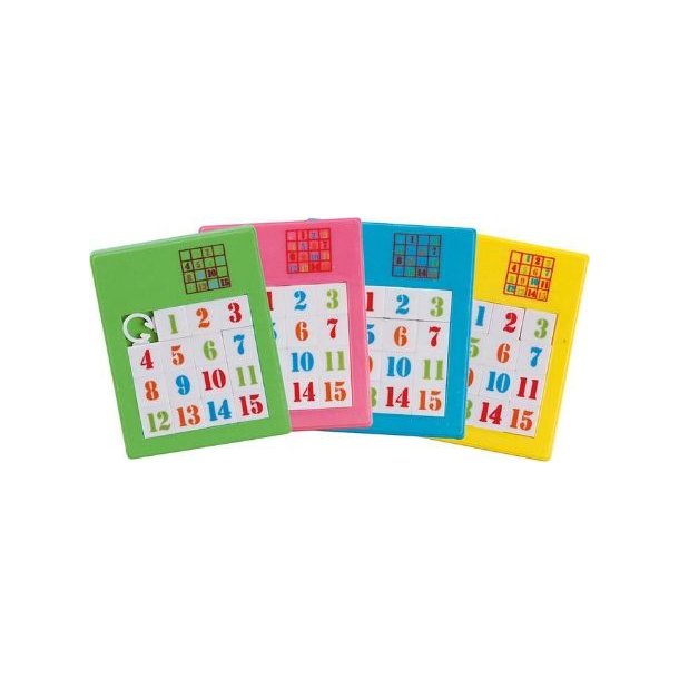 Sliding puzzle - assorterede farver