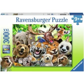 Ravensburger puslespil - 300 brikker med vilde dyr