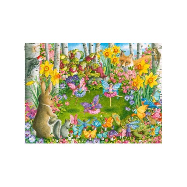 Ravensburger puslespil - 100 brikker med Fe-ballet