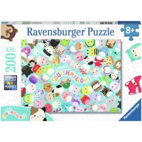 Ravensburger puslespil - 200 brikker med Squishmallows