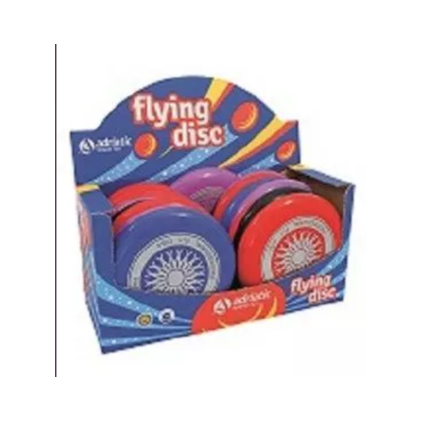 Frisbee 25cm ass farver +4r rd, grn, bl, orange og sort