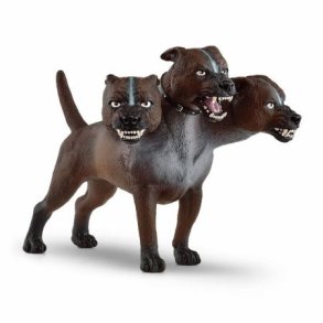 Schleich HP Fluffy - trehovedet hund