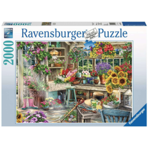 Ravensburger puslespil - 2000 brikker med Gardener's Paradise