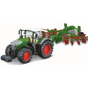 Burago Traktor 1050 Vario grn - med hvirvelrive