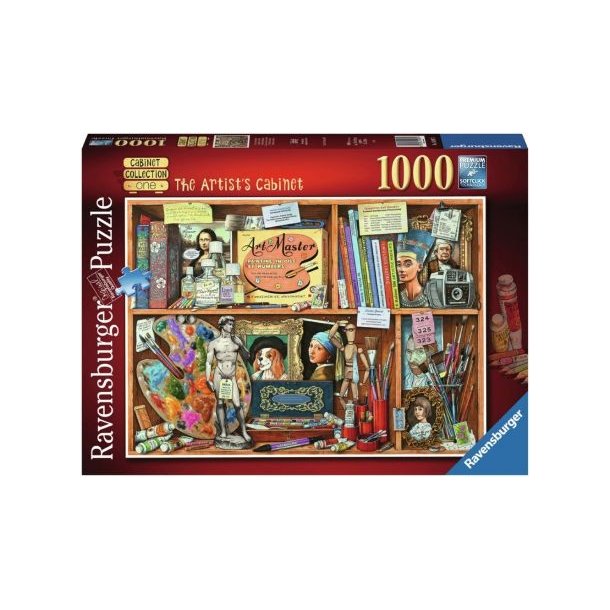 Ravenburger puslespil - 1000 brikker med kunstner tema