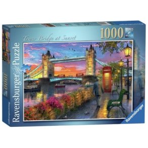 Ravensburger puslespil - 1000 brikker med Tower Bridge