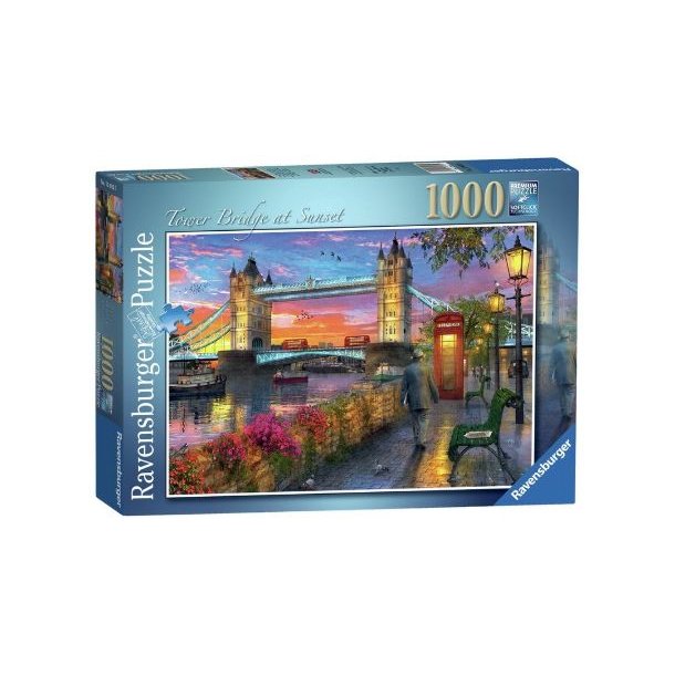 Ravensburger puslespil - 1000 brikker, med Tower Bridge