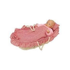 Dukke Bre Vugge inkl. sengetj