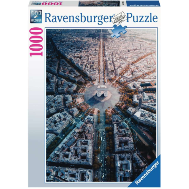 Ravensburger 1000 brk puzzel, Paris from above