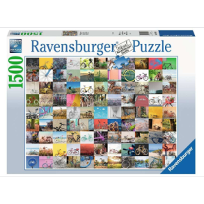 Ravensburger puslespil - 1500 brikker med 99 bicycles and more ...