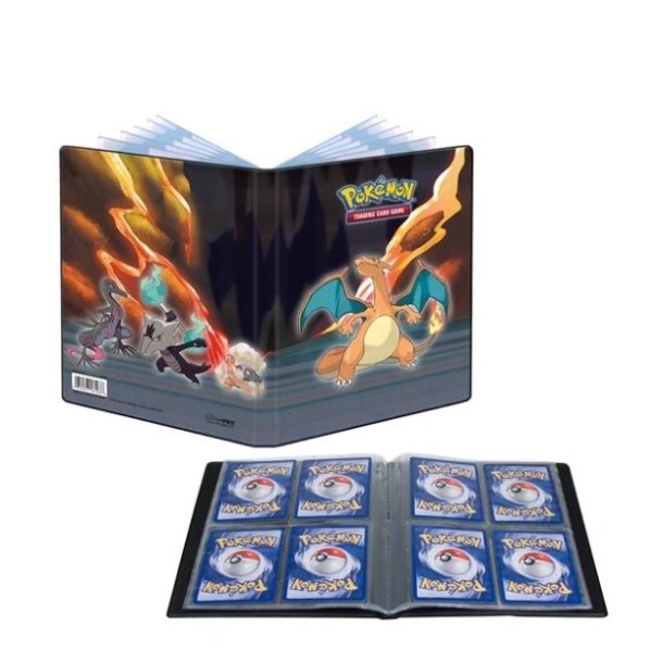 Pokemon mappe lille assorteret 4-pocket portfolio Scorching Summi