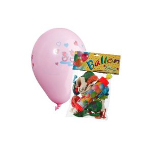Ballonpumpe og 25 Balloner m. mnster