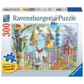 Ravensburger puslespil - 300 brikker med Home Tweet Home - store brikker