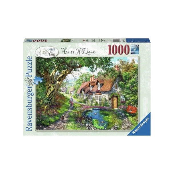 Ravensburger 1000 brikker - Flower Hill Lane