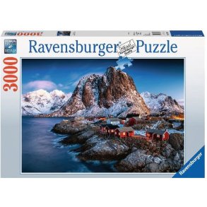 Ravensburger puslespil - 3000 brikker med Hamnoy, Lofoten