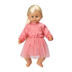 Talende dukke blond h�r