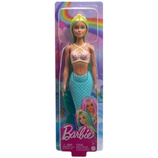Barbie Core havfrue bl/grn