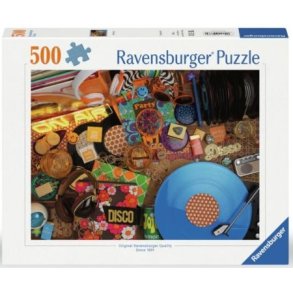 Ravensburger puslespil - 500 brikker med Vinyler