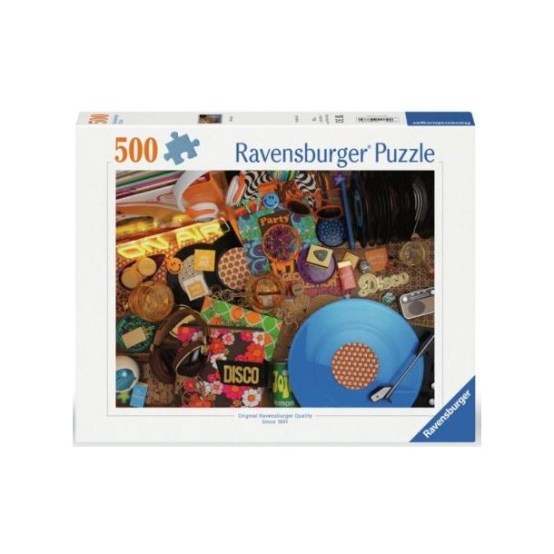 Ravensburger puslespil - 500 brikker med Vinyler