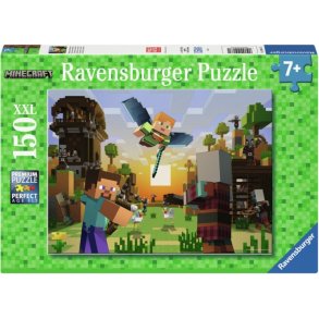 Ravensburger puslespil - 150 brikker med Minecraft