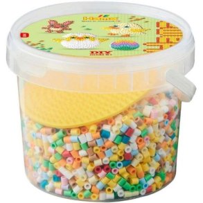 HAMA midi perler 4000stk + oval stiftplade, P�ske
