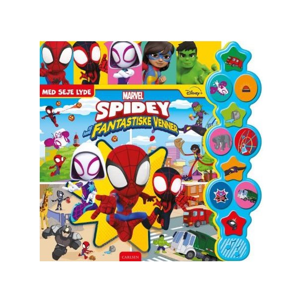 Spidey og hans fantastiske venner bog - Med 10 seje lyde