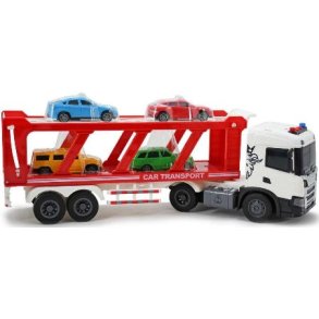 CONTRUCK SCANIA lastbil m/h�nger+biler, lys & lyd 41x9,5x15