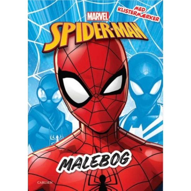 Spider-Man malebog med klisterm�rker