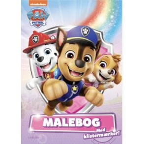 Paw Patrol  - malebog med klisterm�rker