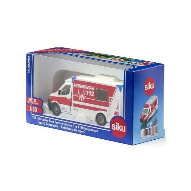 Siku 1:50 Ambulance Mercedes