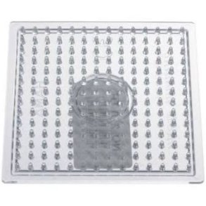 Hama Stiftplade Firkant 7x7cm Transparent