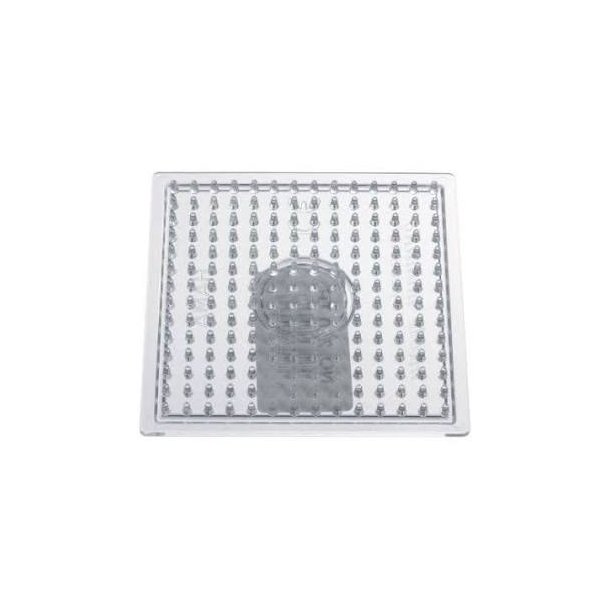 Hama Stiftplade Firkant 7x7cm Transparent