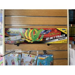 Speedway - 2-i-1 banebygger med 2 plastik  pull-back biler