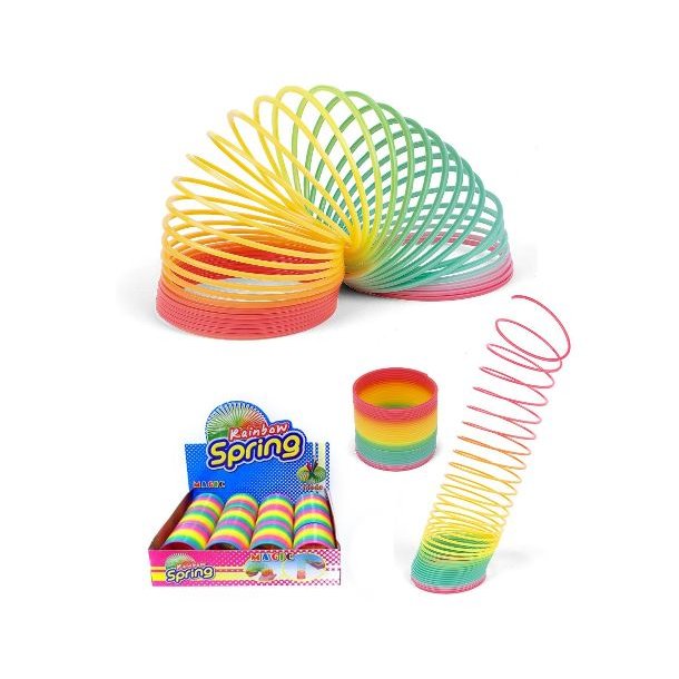 Gende fjeder regnbuefarvet