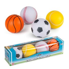 4 bl�de sportsbolde