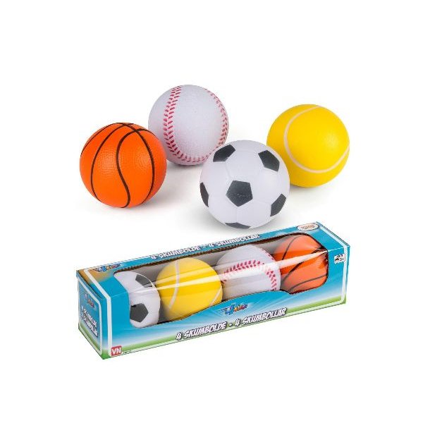 4 bl�de sportsbolde