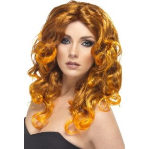 Smiffy's lang rd glamour paryk