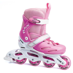 rulleskjter soft flex in-line stk 36 til 39 lysrd