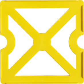 Hama Gul ram til hama 4kant plade