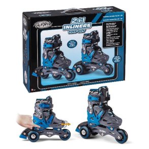 2-i-1 Inliners Rulleskøjter Tuff Guy str. 27-30